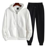 Conjunto De Ropa Deportiva Para Hombres 2024 Con Capucha Y Pantalones Cierre De Cremallera Estilo Casual Fitness Ajustable Para Primavera Y Otoño - details 2