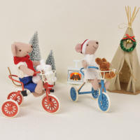 Triciclo De Hierro Artificial Miniatura 1:12 Para Casa De Muñecas Bjd Ob11 Accesorio De Decoración Doméstica Material De Hierro Origen China - details 7