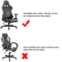 Cubierta Elástica De Silla De Juego Y Oficina Ergonómica En Poliéster Para Sillas De Carreras Y Repostaje De Computadora - details 1