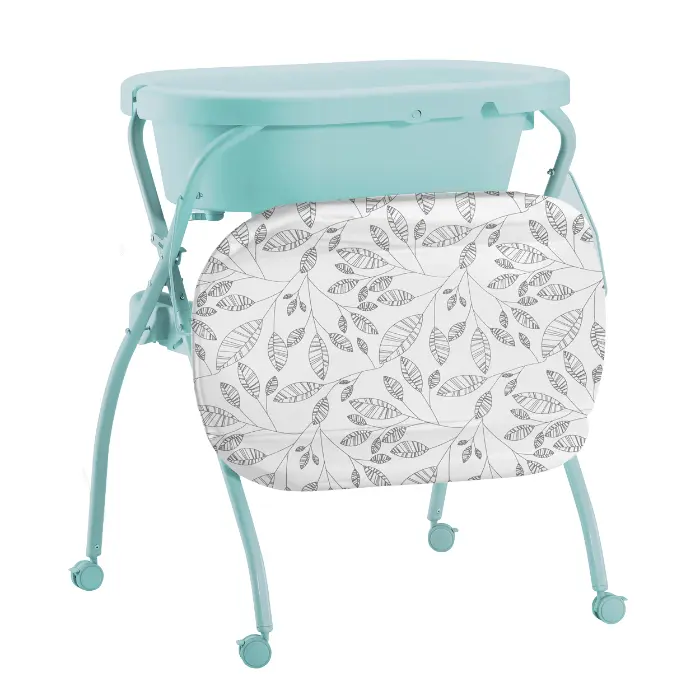 Banheira com muda fraldas Petite&Mars Spa 3 em 1 Mint - 1