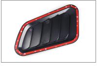 2PCS Adornos De Fibra De Carbono Para Maletero De Coche Decoración De Flujo De Aire De Adhesivos Para Ventosa Del Maletero Accesorios Para Coches - details 6