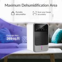 Deshumidificadores para baño, Deshumidificador Eléctrico, deshumidifador con Tanque de Agua de 1200 ml, deshumidificador Silencioso para dormitorio, Armarium, Caravan - details 2