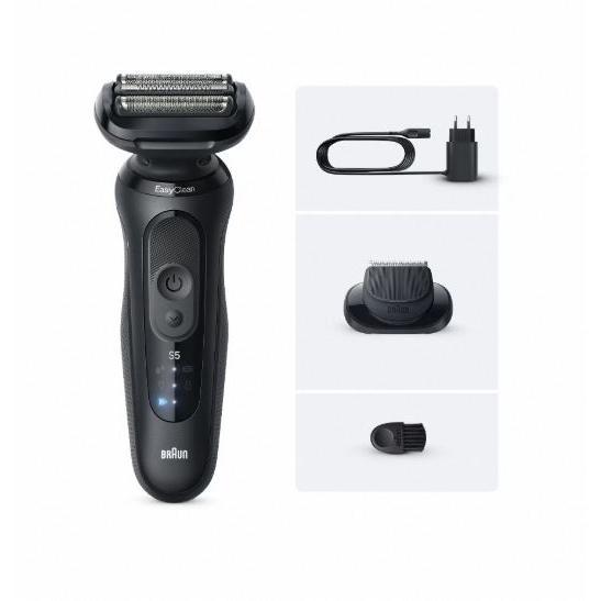 Braun Series 5 51-M1200s - Afeitadora eléctrica para hombre con recortadora de precisión EasyClick y EasyClean, Producto Europeo con Garantía Oficial.