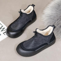 Botas De Invierno Para Mujer Con Forro De Poliéster No Escurridizas Y Suela Gruesa Botines Casuales De Algodón Suave Y Cómodos Para Hielo Y Nieve - details 3