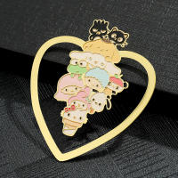 Marcador De Libro Anime Hello Kitty Lindo Y Coleccionable De Metal Suministros Escolares Accesorio Para Amantes De Los Libros - details 7
