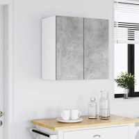vidaXL Armario de pared de cocina madera de ingeniería gris hormigón - details 2