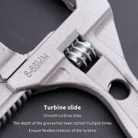 Llave De Mano Corta De Aleación De Aluminio Con Abertura Grande Multifuncional Para Baño Y Calentadores De Agua - details 9
