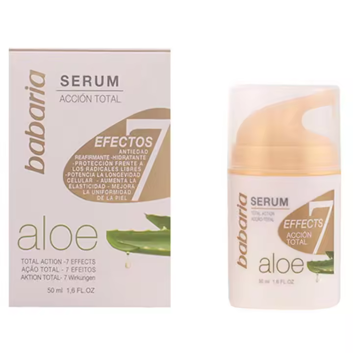 Serum Facial Babaria Aloe 7 Efectos 50ml - Hidratación Intensa - 1