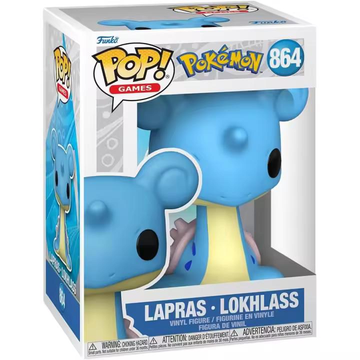 Funko POP! 864 Games: Pokemon - Lapras - Figuras Miniaturas Coleccionables Para Exhibición - Idea De Regalo - Mercancía Oficial - Juguetes Para Niños Y Adultos - Fans De Video Games - 1