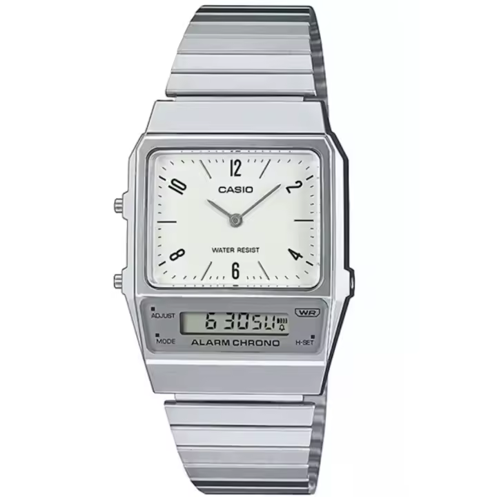 reloj unisex Casio Classic AQ-800E-7A2 32.1mm Hora dual alarma cronógrafo - 1