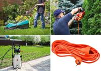 X-Cable Alargador Eléctrico Exterior 5m, 10m, 15m, 20m, 25m y 30m, Prolongador De Corriente, Extensión Eléctrica Color Naranja, Ideal Para Jardín, Construcción, Industria, Talleres, Espacios Interiores - details 4
