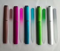 Archivo De Uñas De Vidrio Colorido Doble Cara Tiras Profesionales Transparentes Gradient Cristal Pulido Herramientas De Manicura DIY Para Mujeres Y Niñas - details 0