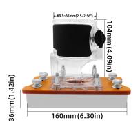 Soporte De Ranura Doble Para Máquina De Routers DIY Localizador De Ranuras Herramienta De Perforación Invisible Para Máquina De Moldeo - details 3