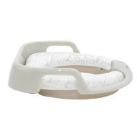 Olmitos Reductor de asiento Wc acolchado con asas  modelo ANIMALS/ DOTS VERDE Y BEIGE - details 2