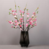 Rama De Cerezo Artificial En Seda Para Decoración De Bodas Accesorios De Arreglo Floral De Primavera Uso En Aniversarios Baños De Bebés Cumpleaños Bodas De Novia Fiesta De Entrañamiento Exterior - details 3