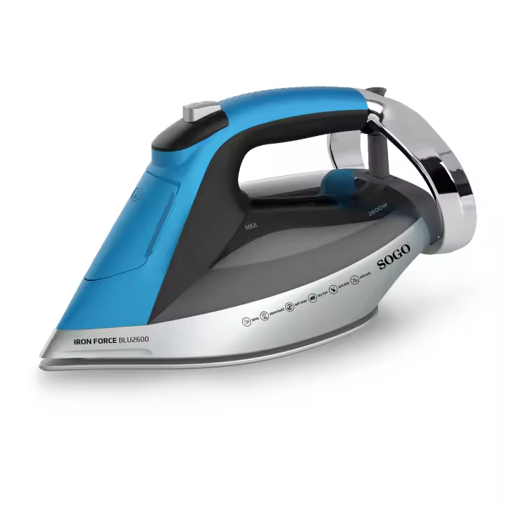 Plancha de Vapor Electrica con Suela de Cerámica, Función Anti-cal, Anti-goteo y Autolavado - 2600w - 1