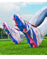 Nuevos Zapatos De Fútbol Para Hombres Zapatillas Deportivas Profesionales Con Punta Larga Antideslizantes Para Campo De Fútbol Interior Y Exterior Microfibra T18 - details 10