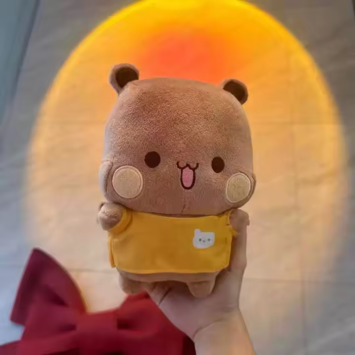 Muñeco De Peluche Panda Bubu Y Yier 20cm Dolly De Dibujos Animados Kawaii Suave Regalo Para Niños Juguetes De Almohada - 1