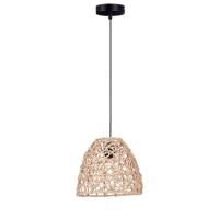 MIRAMAX-Lámpara de techo Ratán Natural Cono Lámparas colgantes de cuerda para isla de cocina,sala de estar,cafetería, bar,25 x 25 x 21 cm. - details 0
