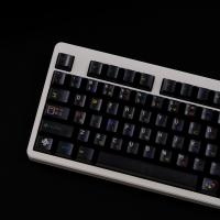 Keycaps Retro SFC 1990 Para Teclado Mecánico Cherry Profile 122 Teclas Transparentes Para Switch MX DIY ISO 7U Accesorios De Teclado - details 2
