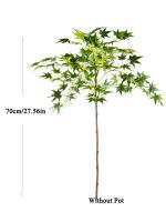 Árbol De Maple Artificial 70-140cm Hojas De Cola De Pollo De Seda Planta Japonesa Falsa Para Decoración De Jardín Y Habitaciones - details 14