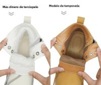 Botas De Moto Para Hombre Alta Corte Invierno Con Cierre De Cremallera Lateral Botas De Lluvia Calientes De Exterior Talla 46 - details 2