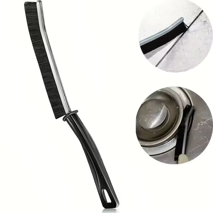 Cepillo De Limpieza Duradero Para Espacios Pequeños Y Angulos Duros Para Cocina Baño Y Ducha Cerdas De Nieve Limpieza Profunda Pack De 1/5 - 1