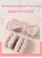 Cute Plush Wristband Para Cabello Y Maquillaje Resistente Al Humo Fundas Para Mascarillas Y Auriculares Accesorio De Baño Unisex - details 3