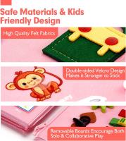 Libro De Actividades Montessori Para Bebés Juguetes Educativos Portátiles Fomentan Los Habilidades De Mano-Eje Para Niños De 3-6 Años - details 27