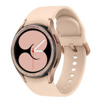 Carcasa De Protección Para Samsung Galaxy Watch4 5 6 7 Con Borde Decorativo De Diamante Accesorios De Bumper Metálico Para Reloj - details 13
