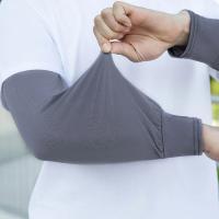 1Par De Mangas De Protección Solar Para Hombres Verano 2025 Algodón De Hielo Suave Absorbente Guantes De Hielo Para Ciclismo Running Conducción - details 6
