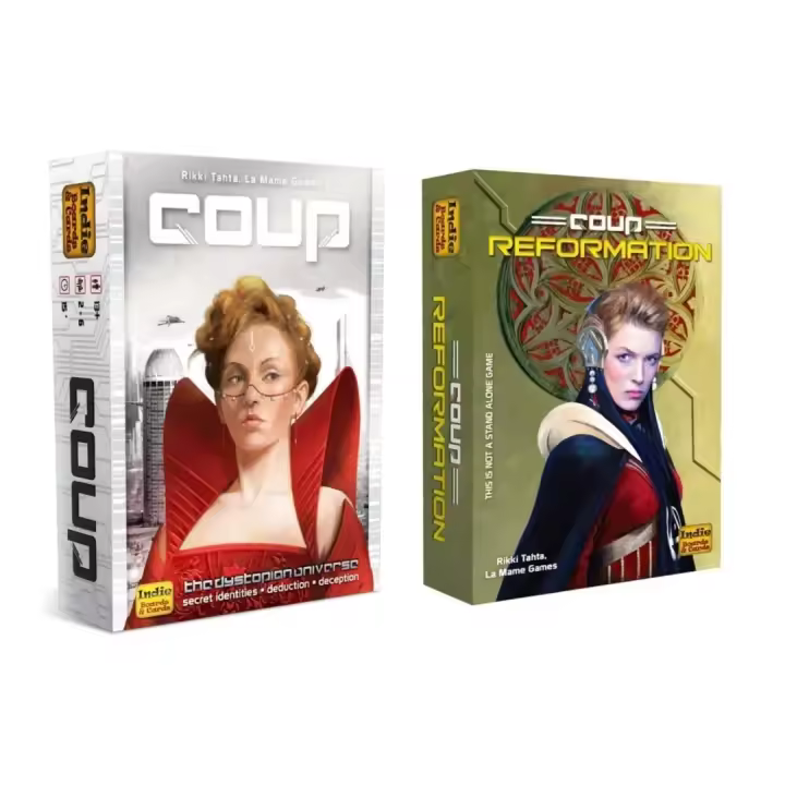 Juego De Cartas Indie Boards Y Coup Edición Reformada 2ª Expansión Juego De Mesa IBCCOR2 Sin Químicos De Alta Importancia Origen China - 1