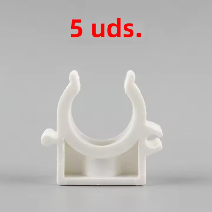 5/20/50Pcs Clip De Tubo De PVC 16/20/25mm Conector De Agua Para Jardín Accesorios De Jardín Tipo U Fijaciones De Tubos Plásticos - 1