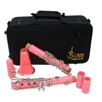 SLADE Clarinete Bb De 17 Teclas En Bakelite Instrumento De Viento Profesional Con Caja Y Fibras Musical Partes De Instrumento - details 4