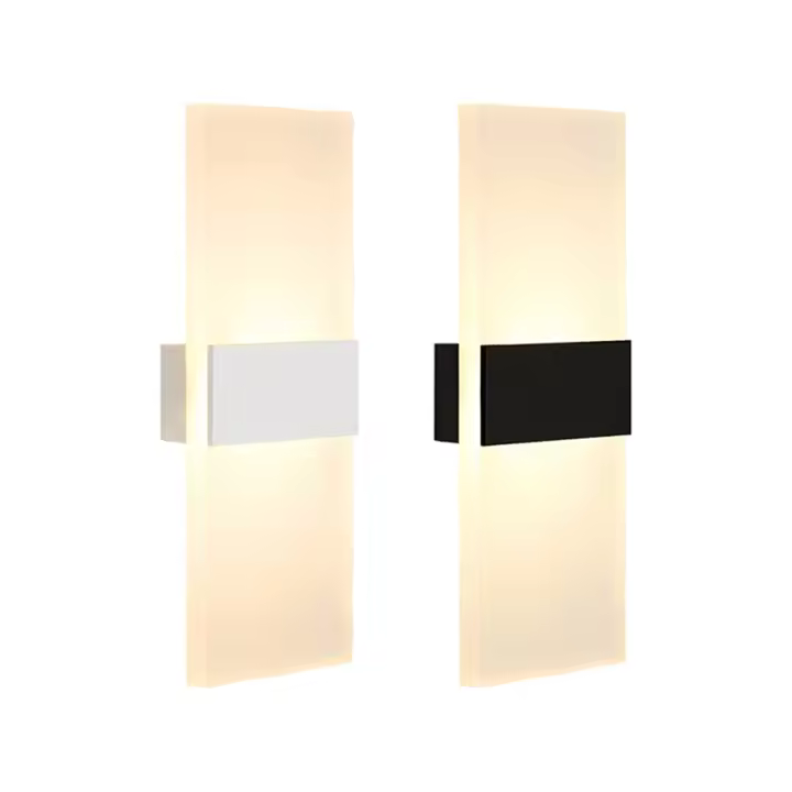 Lámpara De Pared Moderna Y Sencilla De Acrílico Para Iluminación Interior De Dormitorio Sala De Estar Pasillo Luz LED Incluida Instalación En La Pared - 1