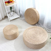 Cojín De Silla De Paja Japonesa Para Meditación Y Yoga Decoración Del Hogar Cojín De Ceremonia Del Té Estilo Pastoral Diametro 30cm Espesor 5-10cm - details 1