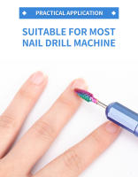 Juego De Brocas Para Uñas Y Cutículas Cerámica Diamante Carburo Para Eliminador De Acrílico Gel Manicura Para Hogar Y Salón - details 4