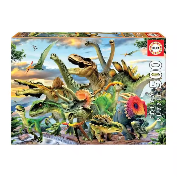 Educa Rompecabezas Dinosaurios 500 Piezas Colección Completa - 1