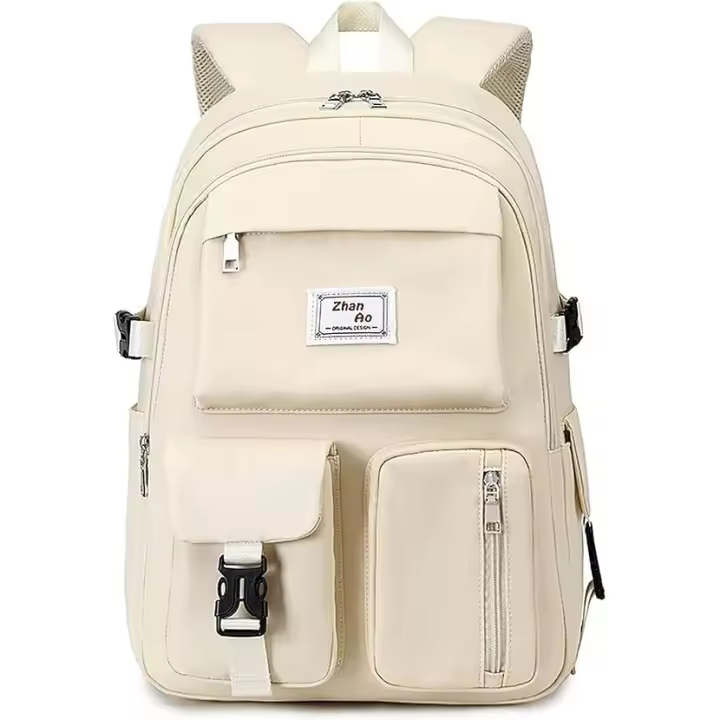 Mochila informal para niñas, mochila para estudiantes, mochila para la universidad, mochila para mujeres y adolescentes, mochila para portátil de 15,6 pulgadas, mochila escolar para viajes, mochila de camping, impermeable, poliéster - 1