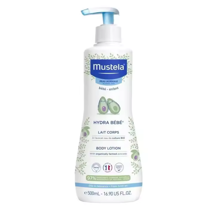 MUSTELA HYDRA BÉBÉ LECHE CORPORAL CON AGUACATE 750 ML - 1