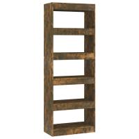 vidaXL Estantería/divisor madera de ingeniería 60x30x166 cm Blanco, Negro, Roble Sonoma Mueble Almacenaje Estantería para Oficina, Estudio, Dormitorio Estantería/Librería/ mueble de Almacenamiento - details 1