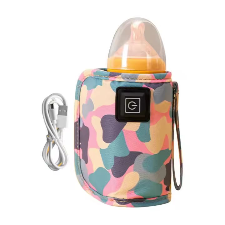 Bolsa Aislada Para Bebés Calentador De Botella De Leche USB Para Viajes Y Carritos De Bebé Seguro Para Exteriores Invierno Tamaño 120-160ml - 1