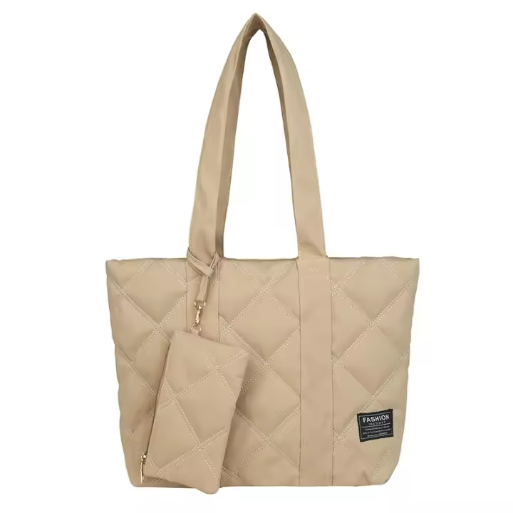 Bolsos Tote Bag Mujer, Bolsos de Hombre Mujer Grandes, Bolso de Mano Acolchado, Bolso Shopper Mujer - 1