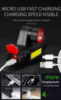 Linterna Frontal COB LED Recargable Con Imán Impermeable Para Camping Pesca Minera Luz De Escritorio Con Ángulo De Haz De 60° - details 9
