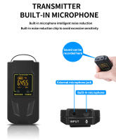 Micrófono Lavalier Inalámbrico UHF Doble Con 30 Canales Selección 30m Rango Para Grabación En Directo Cámara DSLR Y Teléfono Entrevista - details 4
