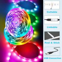Tira De Luz LED RGB Con 3 Botones 1-30m Para Decoración De Habitaciones Control Remoto Inteligente Para Iluminación Creativa - details 0