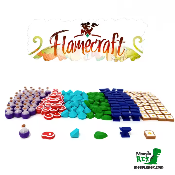 Recursos para Flamecraft / Meeple Rex / Accesorios para juegos de mesa - 1