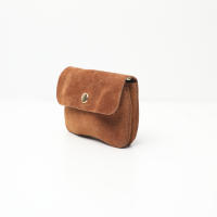 monedero ,cartera Pequeña de Piel Ante  ，hecho en Italia– Minimalista, Ligero y Multifuncional,Perfecto para el Día a Día y Ocasiones Especiales, Diseño Elegante , Dos Compartimentos y Bolsillo con Cremallera, Disponible en piel de Ante, - details 10