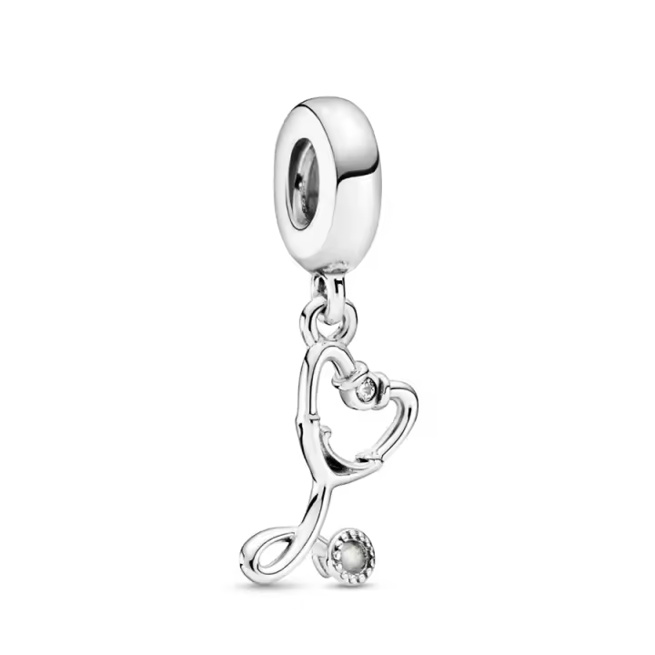 Pandora Pandora Charm en plata de ley colgante Estetoscopio 799072C01 , para Mujer - 1
