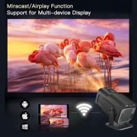 Proyector LYNCAST HY320 HD 4K Android 11 Dual WiFi6 BT5.0 390ANSI Native 1080P Para Cine Al Aire Libre Y Hogar Mini Proyector Mejorado HY300 - details 4